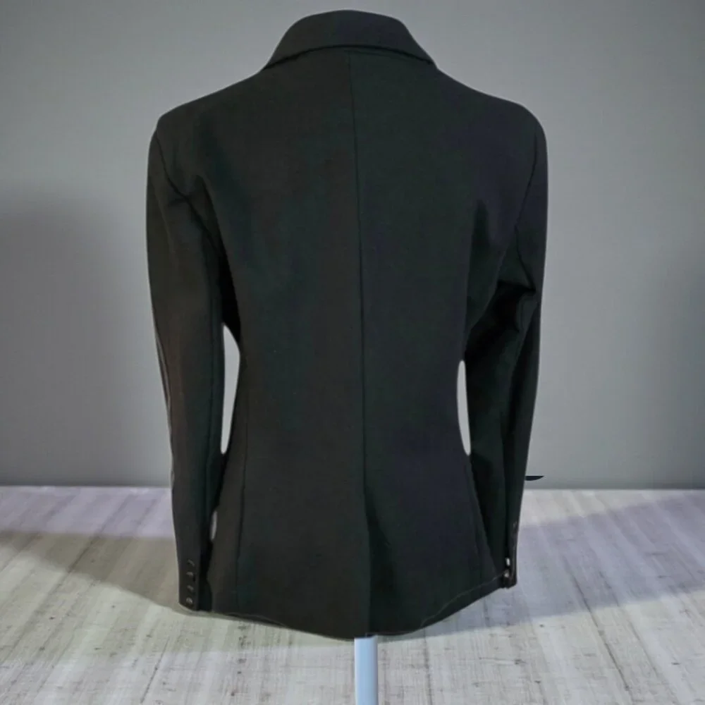 NWOT EVEREVE (MED) Jones St. Varsity Stripe Black Blazer - Picture 5 of 12